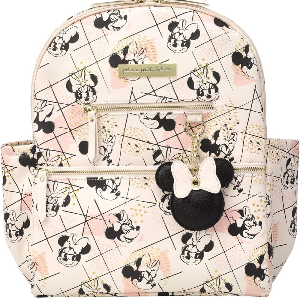 Petunia Pickle Bottom Ace Backpack - Shimmery Minnie Mouse